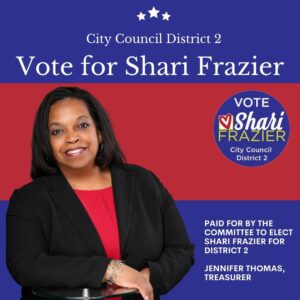 shari frazier for district 2 events